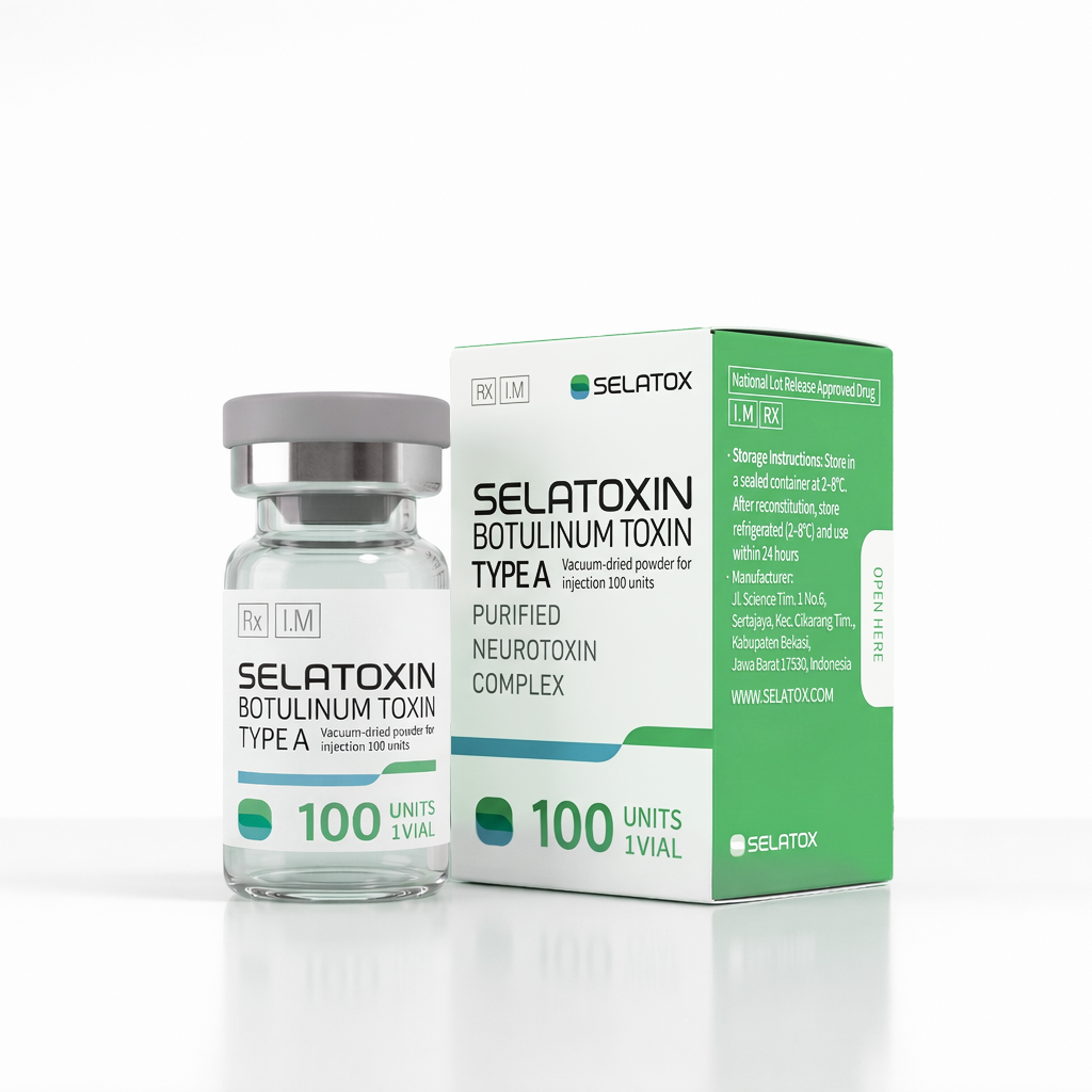 SELATOXIN 100 Units Botulinum Toxin Type A vial
